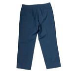 J. McLaughlin J.‎ McLaughlin Crop Pants Size 10 Navy Blue Womens Cotton Blend 32X24.5 Photo 4