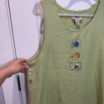 Original Ty Wear Light Green Modest Jumper Long Dress w/ Embroidery size 16 Photo 5