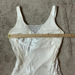 Alex Evenings Elegant Ivory Silk Blend Beaded Floral Overlay Sheath Gown Formal Evening Photo 2