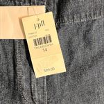 J Jill Chambray Denim NWT Cargo lightweight denim retail $89 plus sz 14 Blue Photo 2