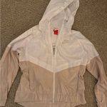 Nike Women's Utility Jacket in White and Tan Photo 1