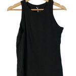 Everlane  Black Organic Cotton Cutaway Tank Top S Photo 1