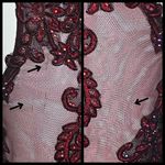 Jovani JVN Red Black Whimsigoth Rhinestone Prom Dress. Size 00. Fairycore Gothic Photo 14