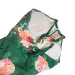 Womens Green Floral Halter One Piece Swimsuit XXL‎ Photo 6