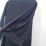 Pinko Italy Elegant Black Long Sleeve Midi Dress Zipper Detailed Boatneck Size 6 Photo 5