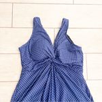 MiracleSuit Marais Swim Dress in Pin Point Midnight Blue Photo 1