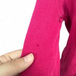 American Eagle Y2K Pink  Thermal Waffle Knit Long Sleeve T Shirt Size XL Mallcore Photo 3