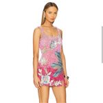 NEW LA FUORI Fleur Oasis Mini Dress in Pink Ombre Size M Photo 2