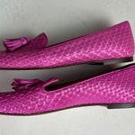 J.Crew - Woven Sumner Loafer Tassel Neon Flamingo Preppy Classic Party Colorful Photo 3