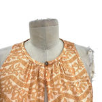 Current Air Los Angeles The Wyland Dress Smocked Mini Orange Floral Size Small Photo 4