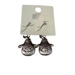 Halloween Pumpkin Witch Earrings Orange Photo 1