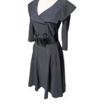 Bettie Page by Tatyana Little Black Dress Sz S Wiggle Pencil Skirt Pin Photo 2