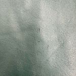 VTG Women's Sz: 8 Aqua Blue Split Hem Leather Pencil Skirt. Snap & Zip Closure. Photo 10