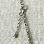 Silver Tone Bee Pendant Necklace Rhinestone Wings Chain Charm Statement Jewelry Photo 4