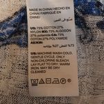 Chico's  Floral Print Lightweight Kimono Swim Cover Vacation Beach Size OP or S Photo 6