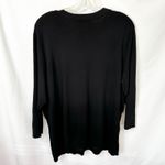 August Silk Plus Size 1X Sweater Black Silk Lace Faux Set Career Office 1368 Photo 1