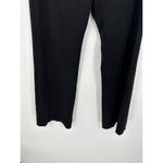 Betabrand Womens Black Straight Leg Cropped Mid Rise Pants Stretch Large Petite Photo 2