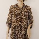 Xhilaration Cheetah Print Sheer Hi-Low Tunic Top Photo 3