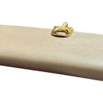 Salvatore Ferragamo Gancini Continental Wallet beige Gold-tone Gancini clasp Photo 15