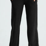 Beyond Yoga  Women's Black Boot Cut Space Dyed High-Waisted Pants Small Photo 0