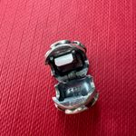 Pandora Retired  Sterling Bead Charm 925 Pink Cherry Blossom Clip 791041EN40 Photo 1