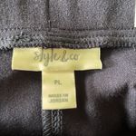 Style & Co  Women’s Ponte Leggings mid rise officer navy size Petite Large Photo 8