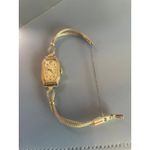 Vintage 1920s GRUEN 14K White Gold Filled Nurse's Watch RUNNING Cartouche Ladies Silver Photo 3