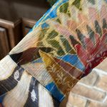 Farm Rio  Sheer Tropical Button Down Shirt NWT Photo 1