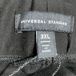 Universal Standard Stephanie Wide Leg Stripe Ponte Pants Black W/Stripe 3XL NWT Photo 8