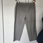 INC International Concepts Gingham Check Capri Cotton Pants Black Size 12P Photo 5