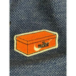 Nike  Dri-Fit Knit Dress Size Large Blue Activewear Golf Polo Casual Short Photo 5