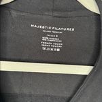 Majestic Filatures French Touch Soft Touch Cascade Open Moto Jacket Cardigan XL Black Photo 1