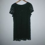 Enfocus Studio EnFocus 16W Short Sleeved Black Dots Pocketed Mini Dress Plus Funeral Photo 3