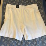 Karen Scott White Athletic Shorts with Elastic Waistband Photo 4