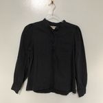 Madewell Denim Collarless Popover Shirt in Shrader Wash XS Photo 0