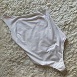 Free People Intimately One Shoulder White Bodysuit Photo 2