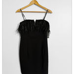 Aidan Mattox  New! Feather Mini Cocktail Party Dress Photo 1