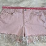 Jessica Simpson stretch crochet trim shorts 30 Photo 4