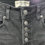 We The Free Free People  Black Wash Button Fly Flare Jeans- Size 25 Photo 2