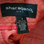 Sharagano  Red Cuffed Capri Pants Size 4 Photo 5