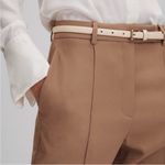 Reiss New! Wren Slim Leg Trouser Pants in Mink Neutral Sz 2 $245 Photo 4