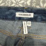 Good American Good Legs Crops In Blue261 Ripped Knees Size 12/31 Photo 5