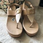 Guess  tan cork logo wedges Photo 2