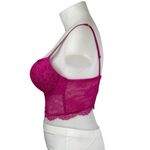 Victoria's Secret NEW Victoria Secret Bombshell Pink Floral Lace Adjustable Push Up Bra Top Sz 36C Photo 1