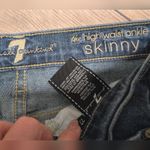 7 For All Mankind  Jeans Womens 27 High Waist Ankle Skinny Denim Pants‎ Stretch Photo 2