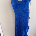 Amanda Uprichard BRAND NEW Cobalt Blue Maxi Dress Photo 2