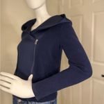 Ralph Lauren Asymmetric Full Zip Hoodie Navy Coat Jacket Winter Fall. Photo 2