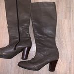 Quest Kobe Collection leather knee high heeled boots Gray Size 7.5 Photo 1