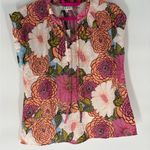 THML NWT Floral Boho Sleeveless  Lightweight Blouse Photo 8