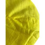 Proenza Schouler White Label Women's 8 Poplin V-Neck Top Bright Yellow Peplum Photo 7